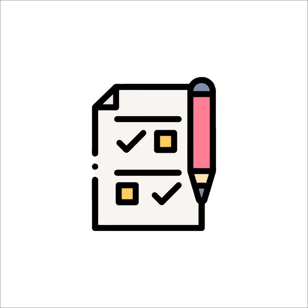 Checklist Icon Task Management To-Do List vector