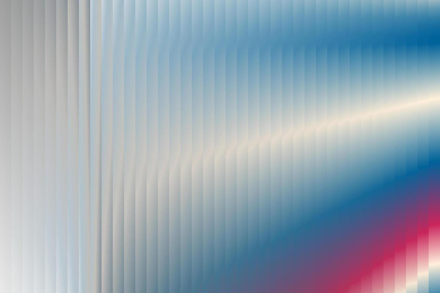 Abstract Gradient Background with Geometric Vertical Stripe Pattern and Blue, Grey, and Pink Color Shift vector