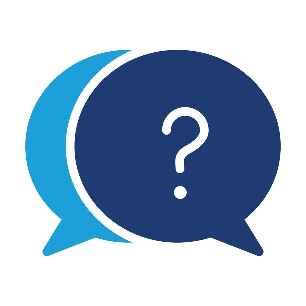 asking Concept colored icon design good for web or mobile app vector