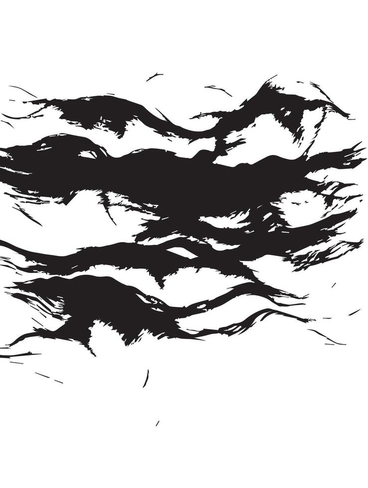 Abstract Black Ink Texture Grunge Background Design Element vector