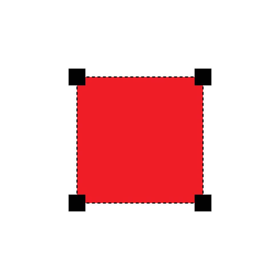 editable rectangular marco diseño elemento vector