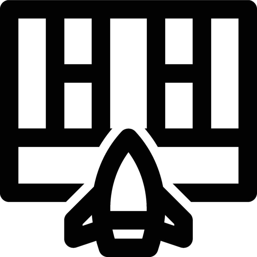 Startup Framework Outline Icon vector