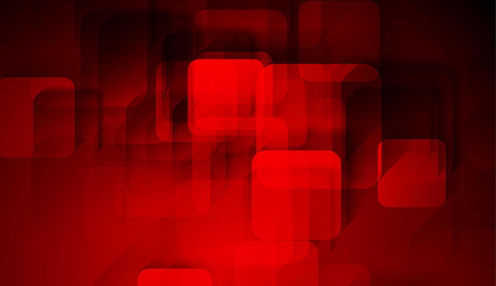 Dark red glossy squares abstract technology design vector