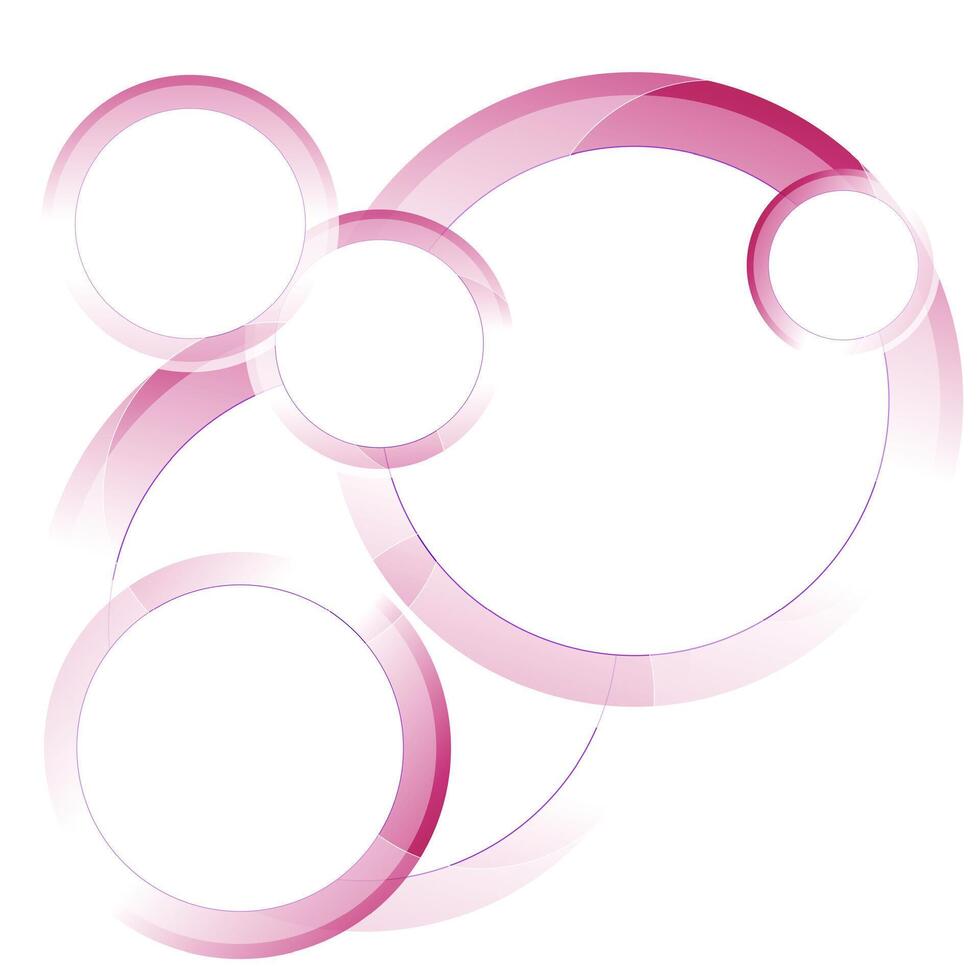 Purple white geometric tech background with abstract glossy circles vector