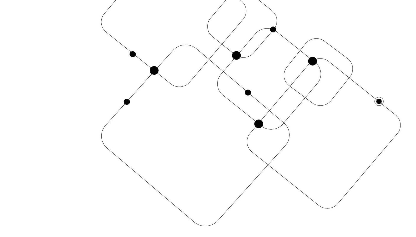 Circuit connect lines and dots. Simple technology graphic background. vector