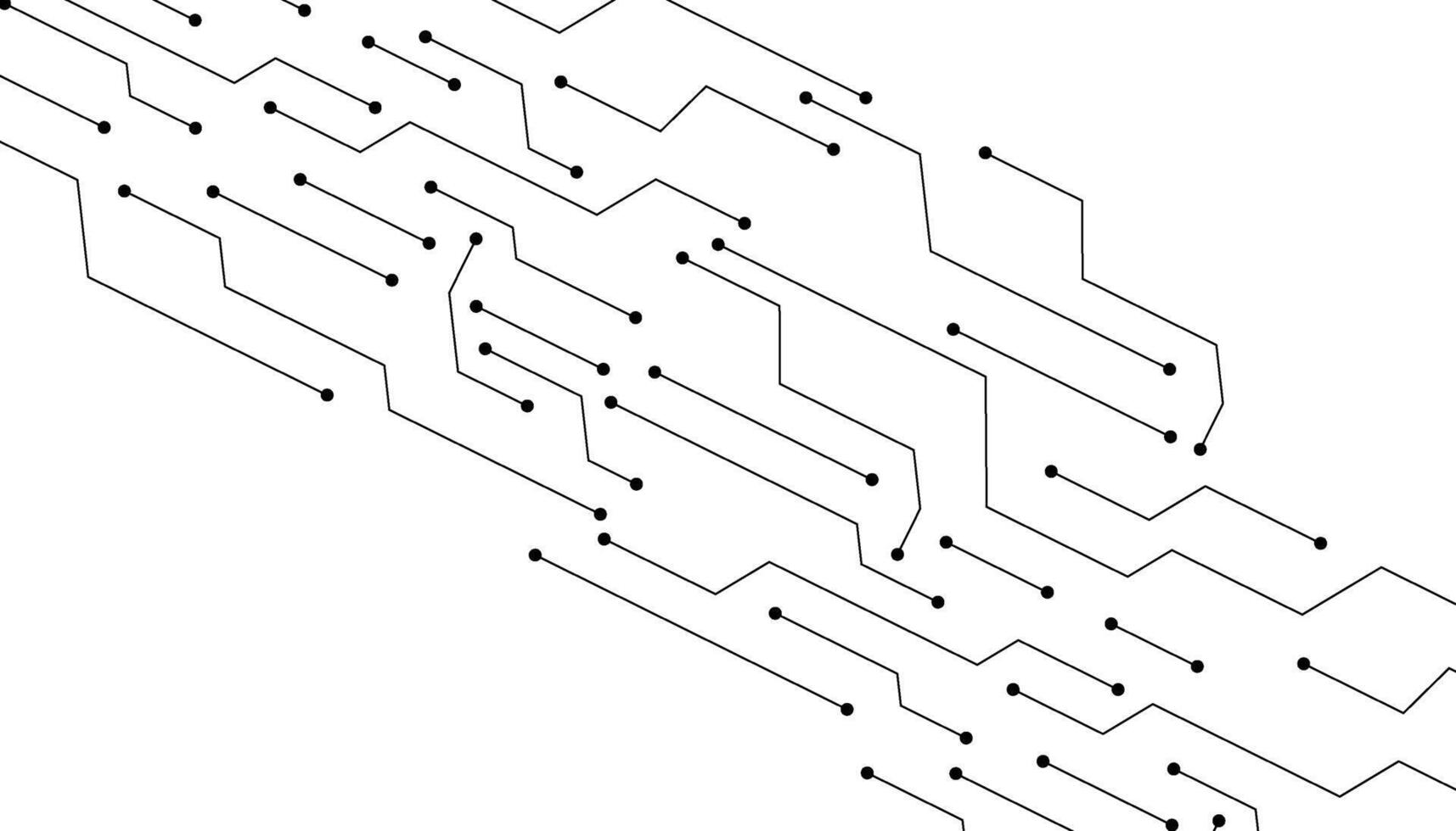 Abstract futuristic circuit board Illustration, Circuit board with various technology elements vector