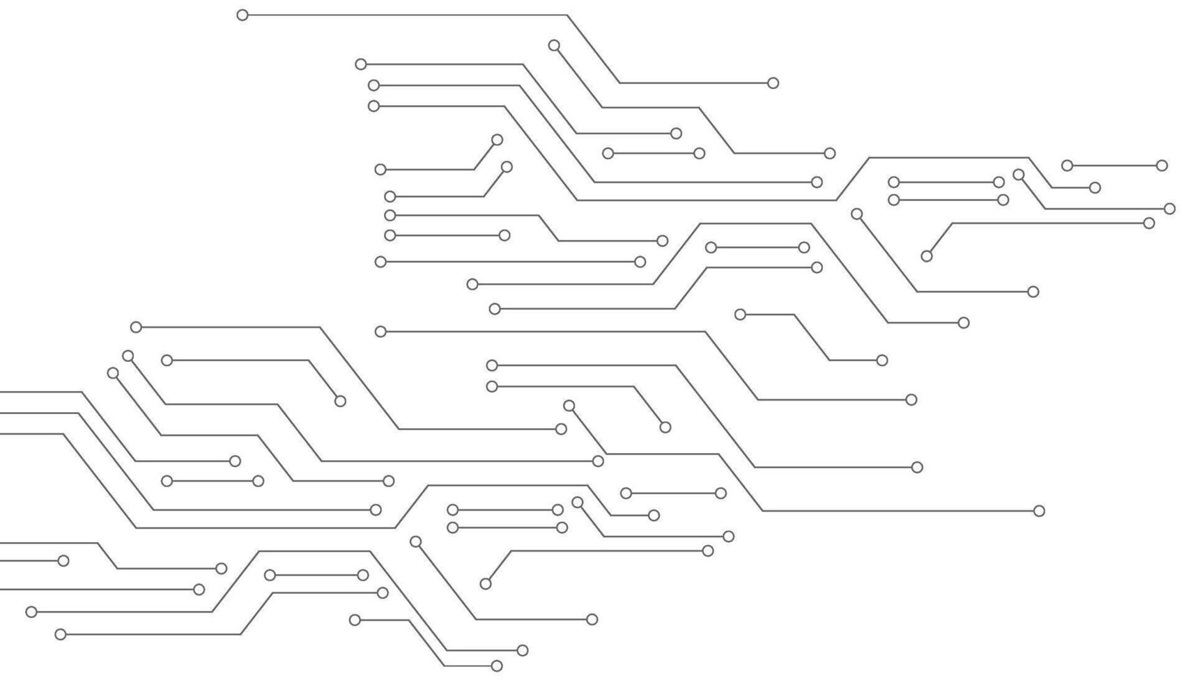 Abstract futuristic circuit board Illustration, Circuit board with various technology elements. vector