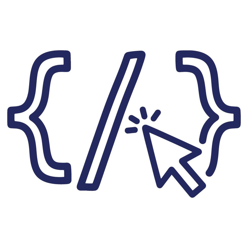 programación código con cursor indicando usuario entrada para software desarrollo proceso y solicitud diseño y información tecnología soluciones vector