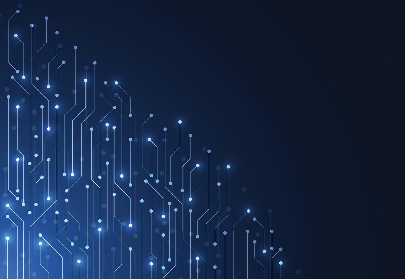 Internet connection abstract sense of science and technology circuit graphic design background vector