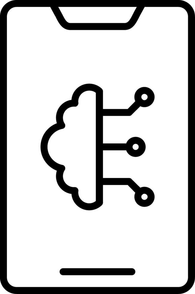 Artificial Intelligence AI vector