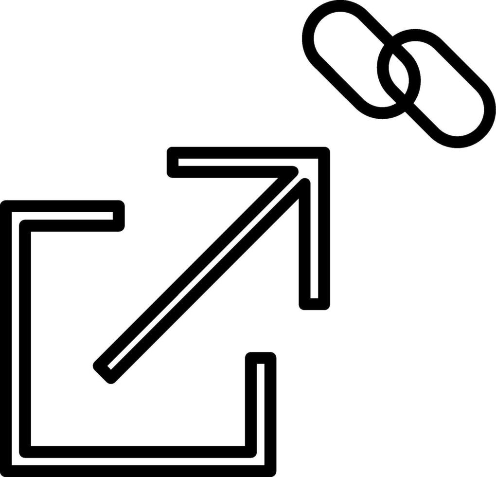 Clickable Web Link vector