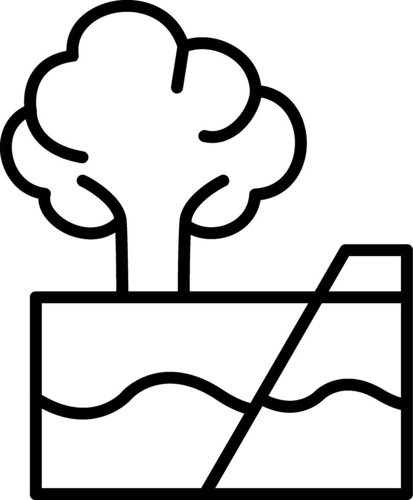 Transform Fault Line vector