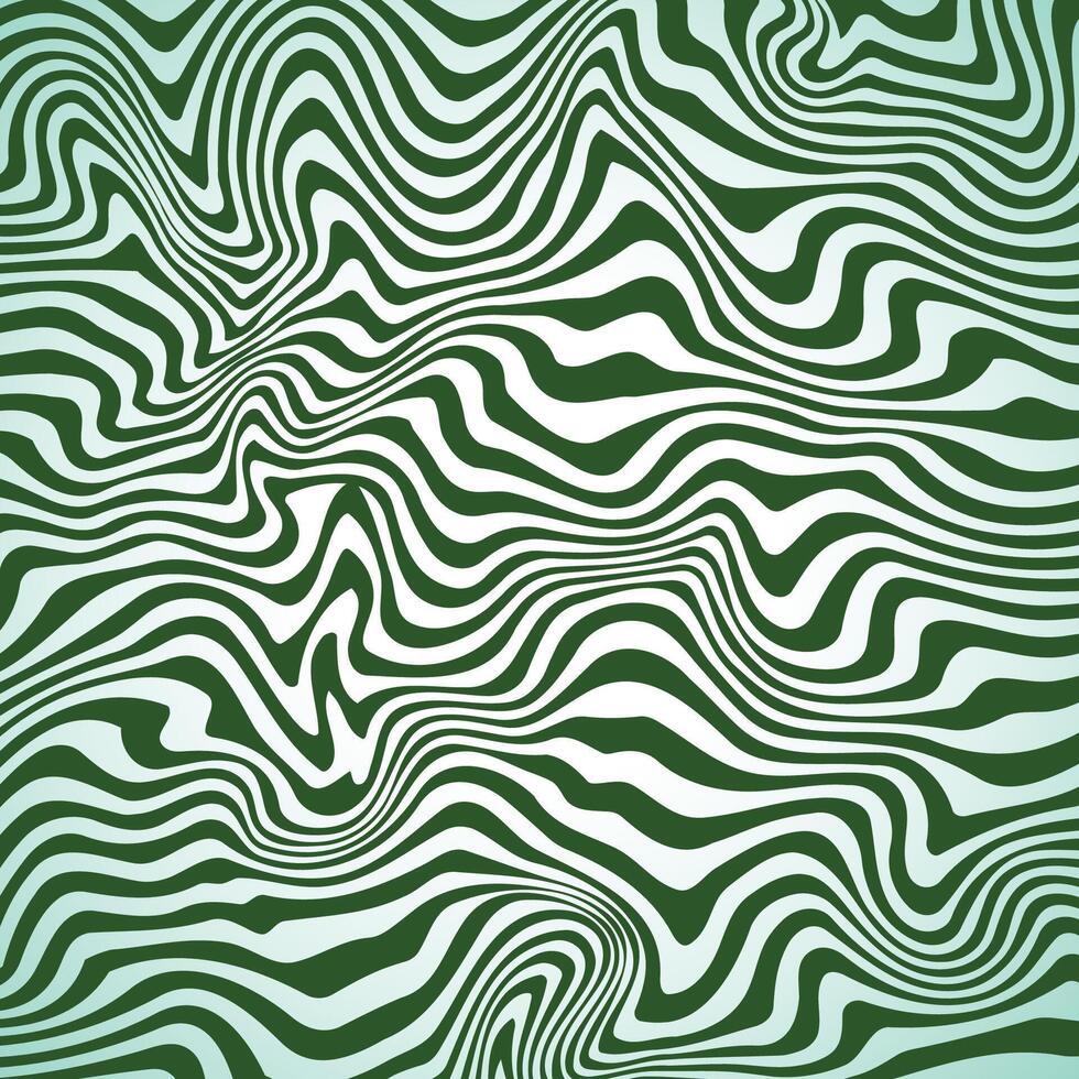 green swirling lines creating a dynamic, energetic abstract pattern with a bold, graphic style vector