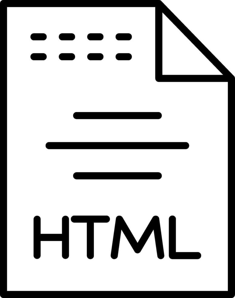 HTML Markup Language vector