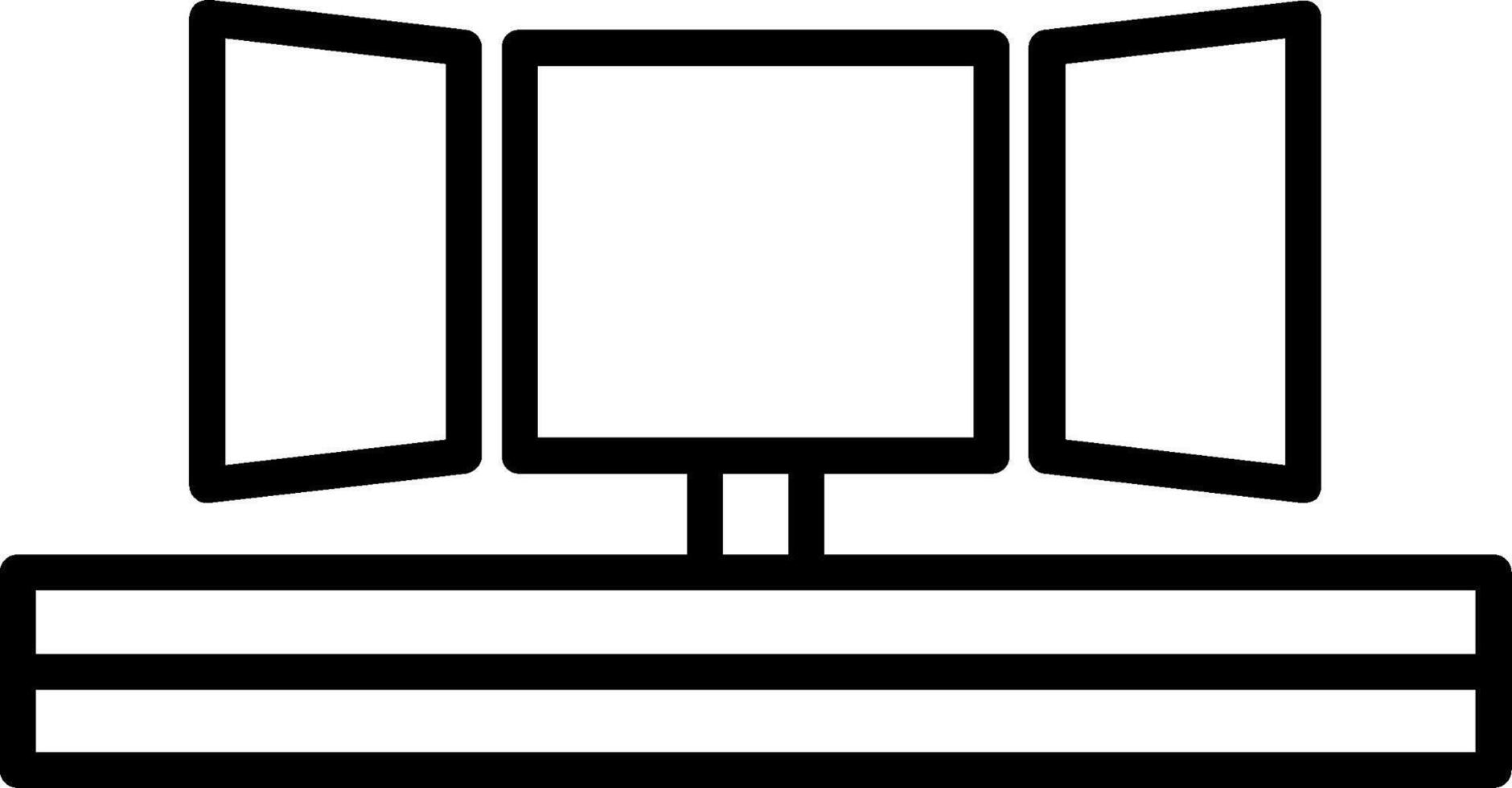 Personal Desktop Computer vector