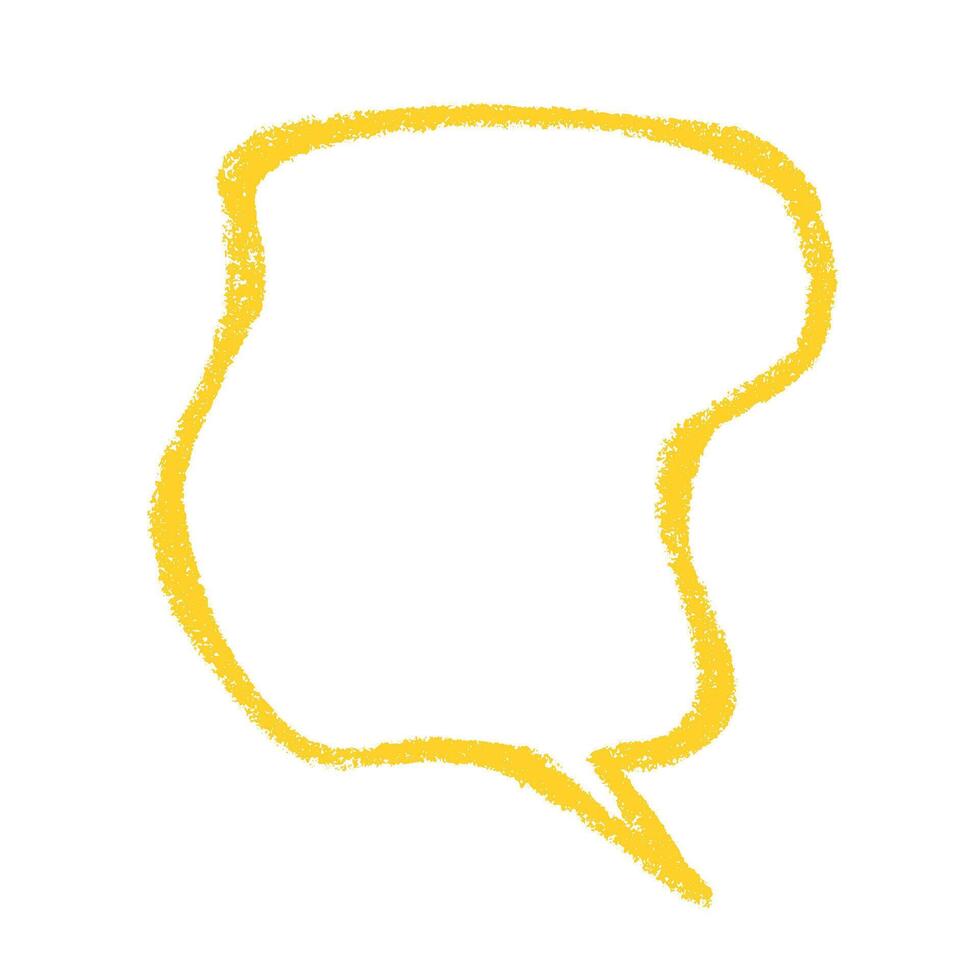 Hand drawn speech bubble Blank empty message box Textbox frame for banners, price tags, stickers, design message sale idea vector