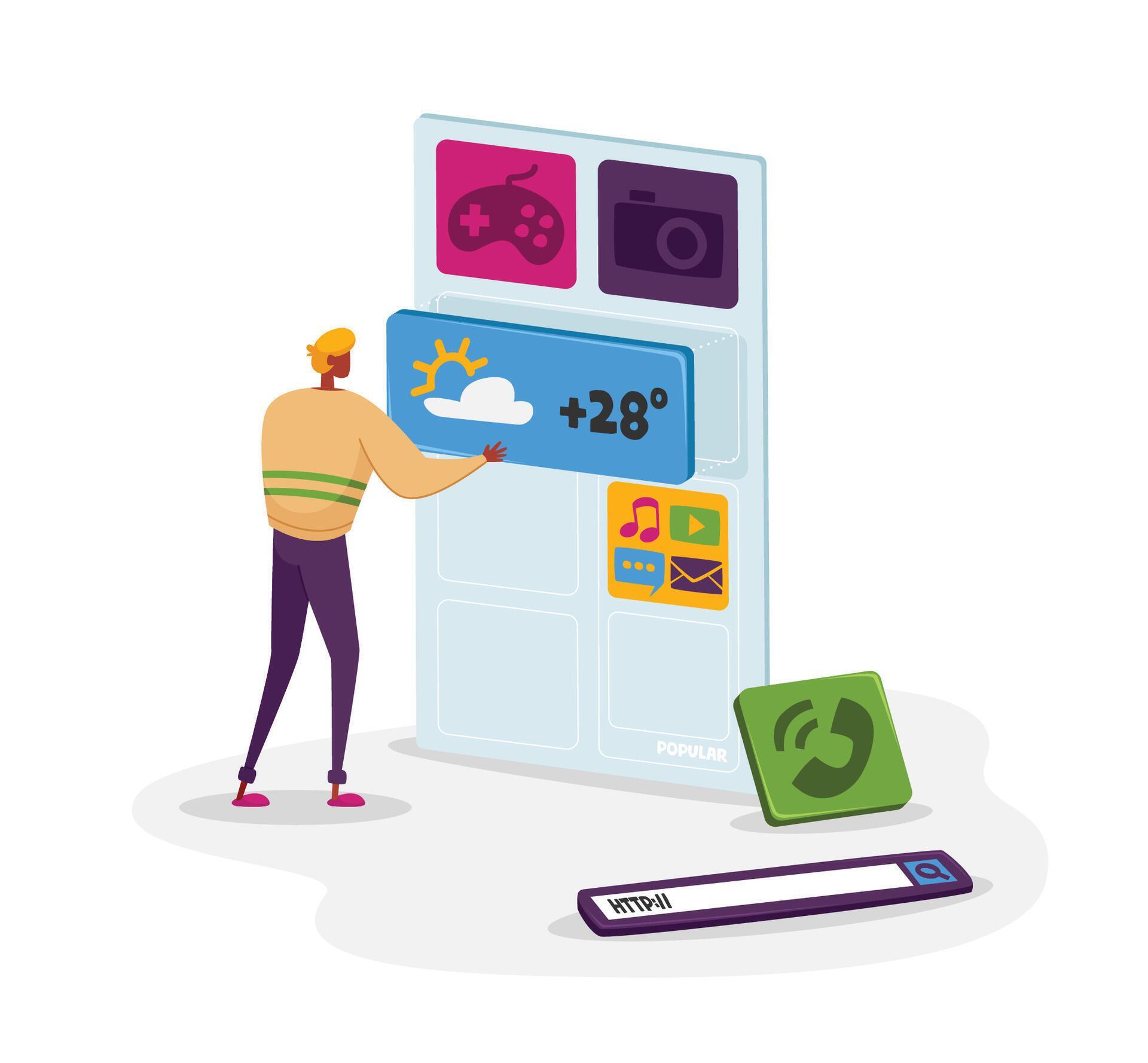 Large Interactive Application Design Interactive Dashboard for Apps and Features 73691537 Vector Art at Vecteezy