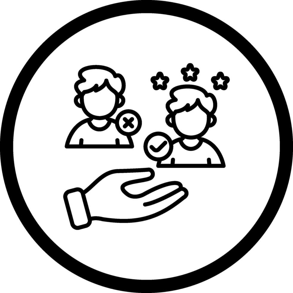 Select Employee Rating Distinctive Digital Branding Element vector