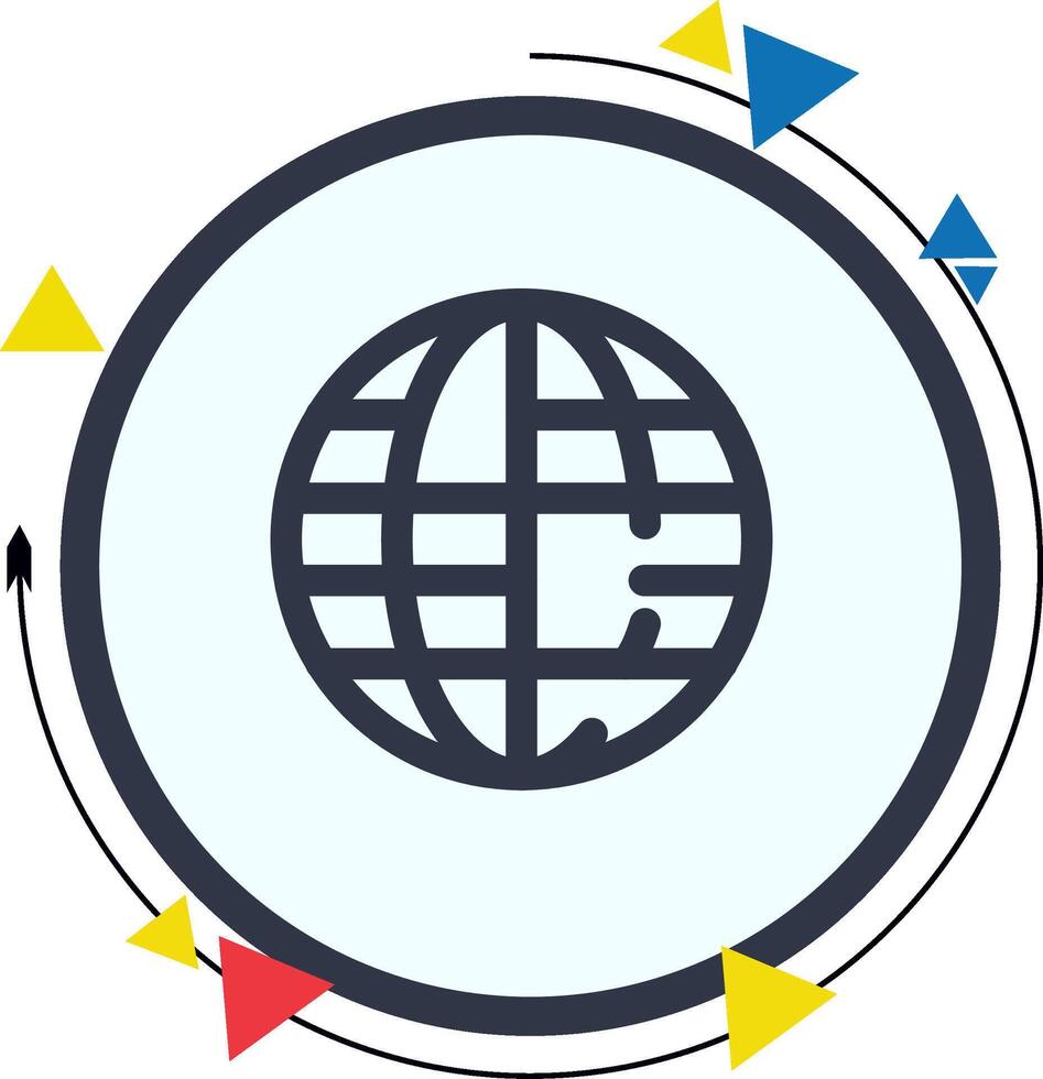 Internet Minimal Elegant Branding Design Element vector