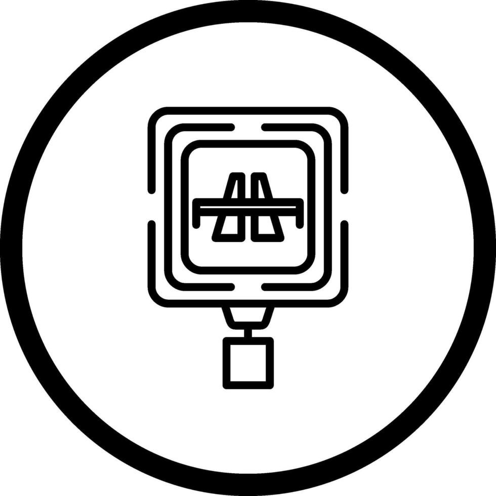 Toll Booth Dynamic User Experience Element vector