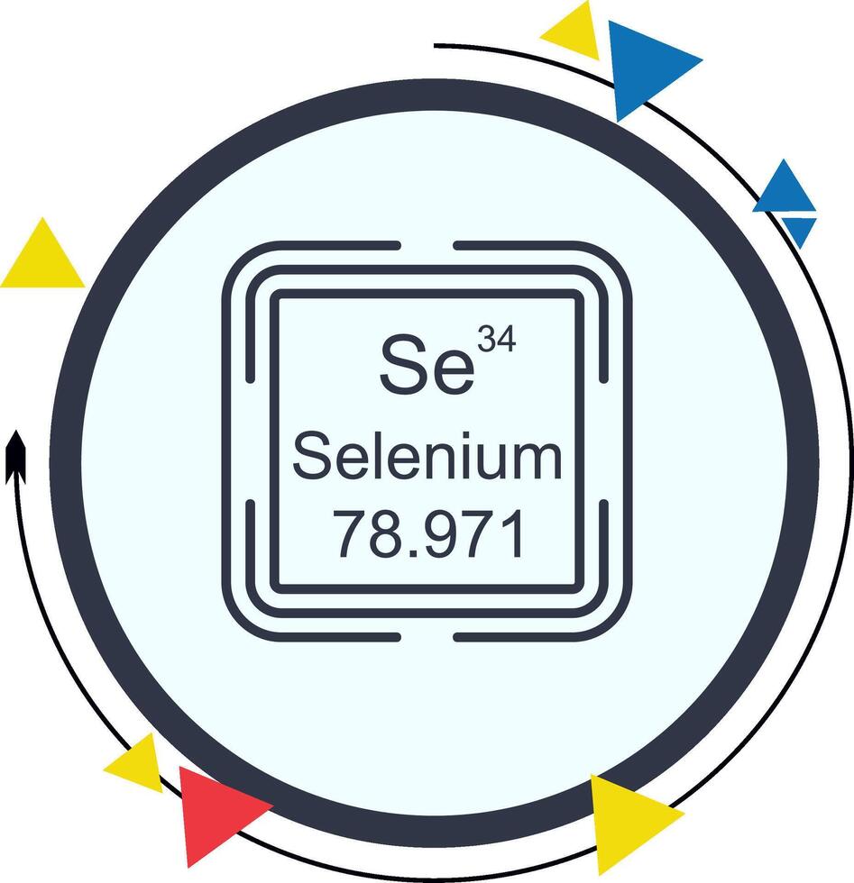 Selenium Square Stylish High Quality Art Form vector