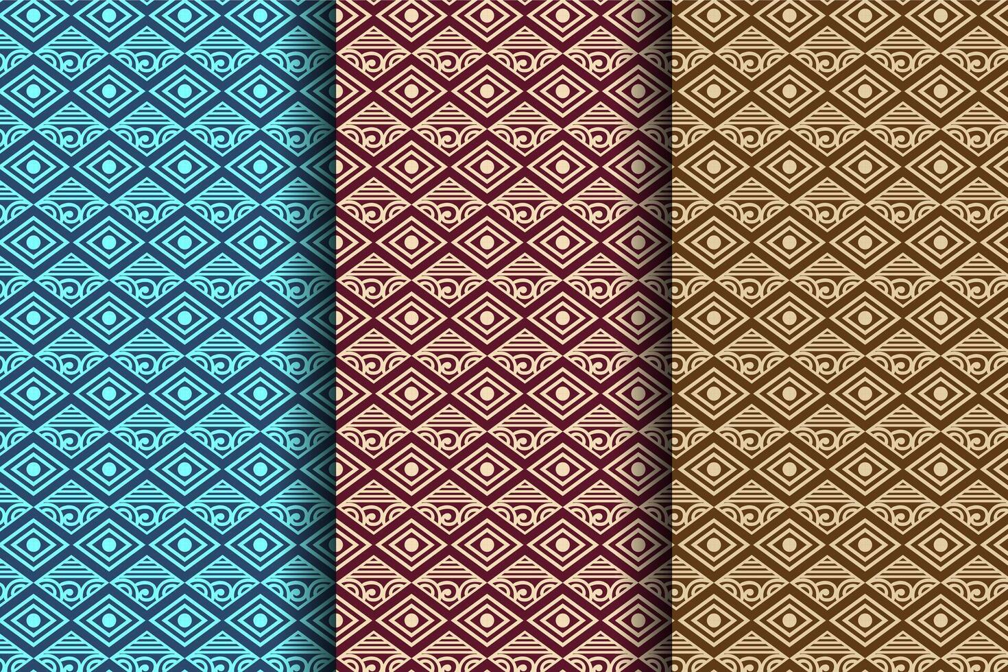 abstract ornament in texture and retro colors. blue, red, brown color patterns. square concept of style design. Oriental ornament for the design of scarves, scarves or textiles. illustration. vector