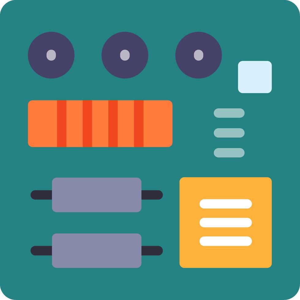 Motherboard Abstract UI Visual vector