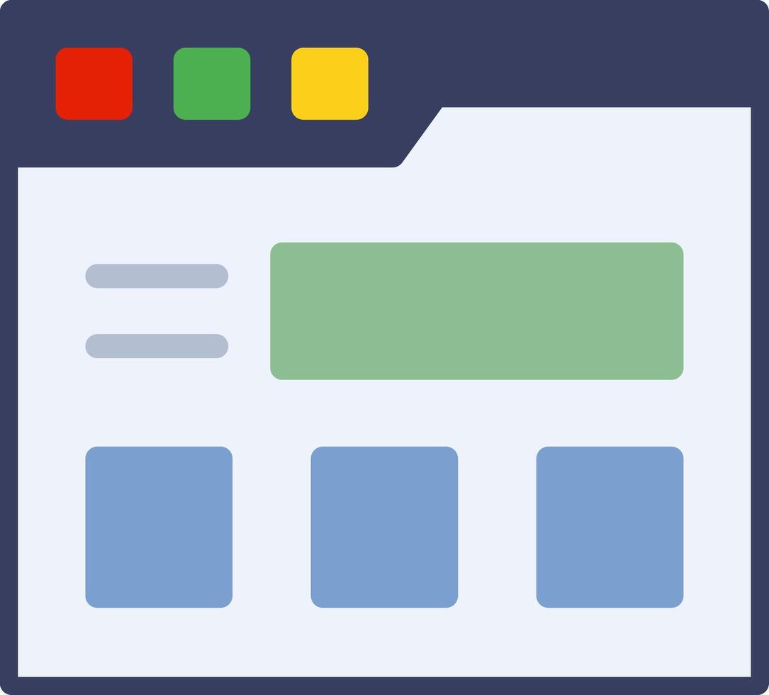 web diseño interactivo ui diseño vector