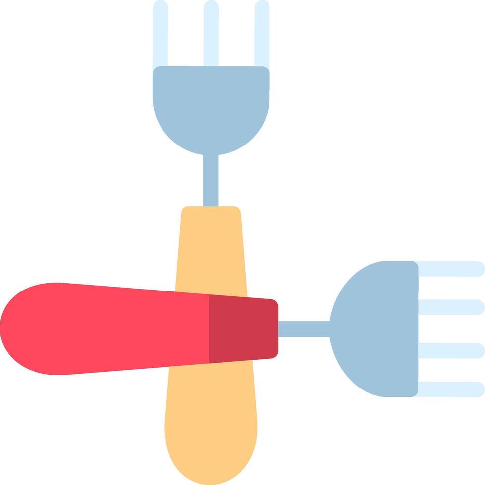 Fork Flat UI Form vector