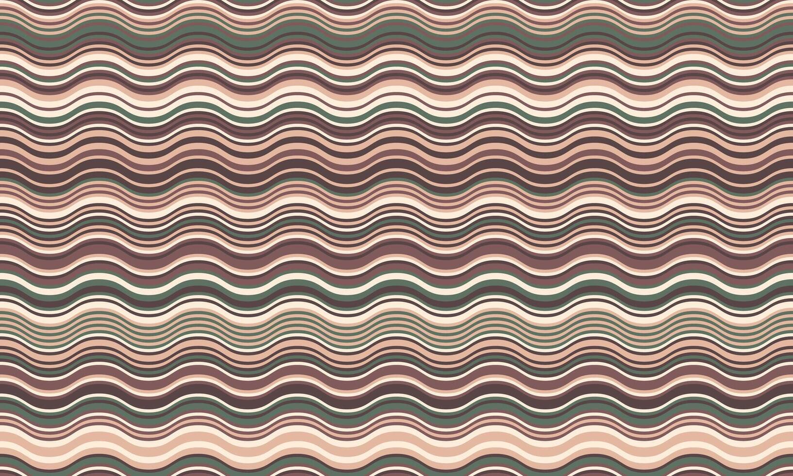 Serene waves of muted pinks, browns, and greens create a calming, abstract background. Ideal for websites, packaging, textiles, or any design needing a sophisticated, flowing texture. vector