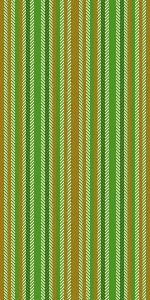 Grack pattern vertical , pop fabric stripe texture. Lroduct seamless lines textile background in green and light colors. vector