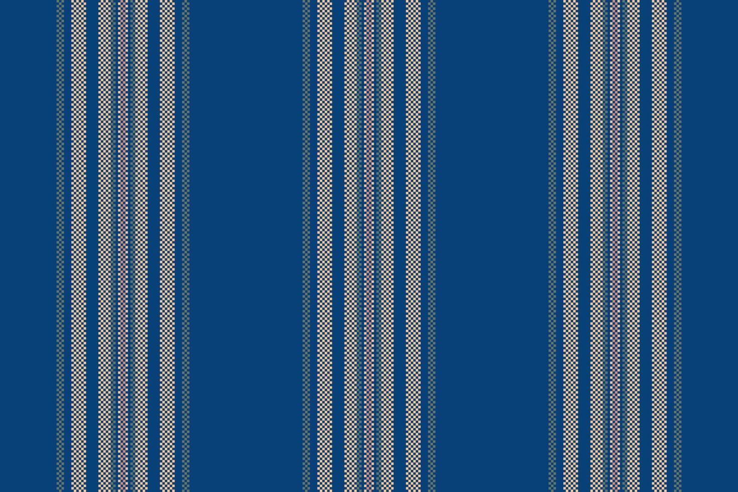 Elegant seamless pattern. Blue background with textured vertical stripes. Ideal for textiles, wallpapers, and backgrounds. Adds a touch of refinement to any design project. vector