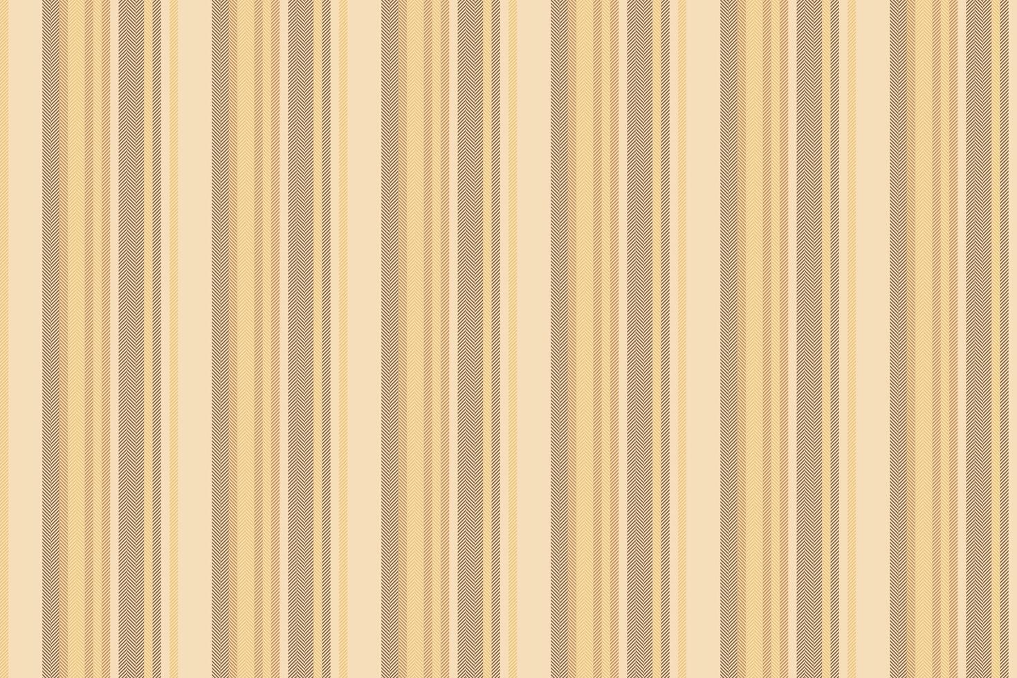 Vatterned fabric textile background, postcard vertical stripe pattern. Lnvitation seamless texture lines in light and orange colors. vector