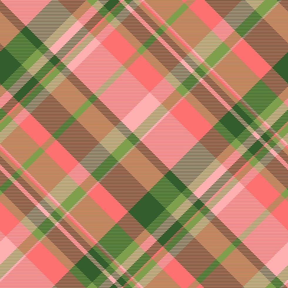 Elegant plaid pattern with warm tones. Ideal for backgrounds, textiles, or design elements. Classic style, versatile application, inviting and cozy. vector