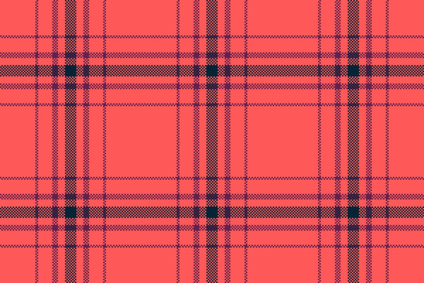 Classic plaid pattern with a pixelated effect. Ideal for backgrounds, textiles, or adding a retro touch. Versatile design for print or web use. vector
