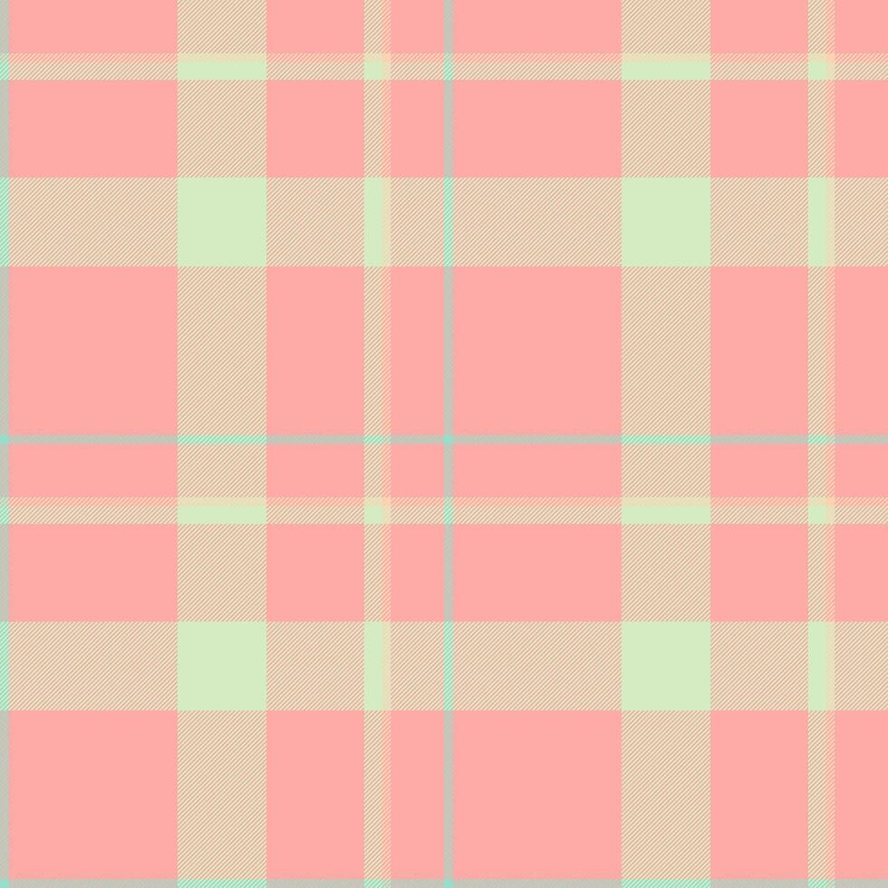 Uniform check texture , couch seamless tartan fabric. Kind background plaid pattern textile in red and light colors. vector