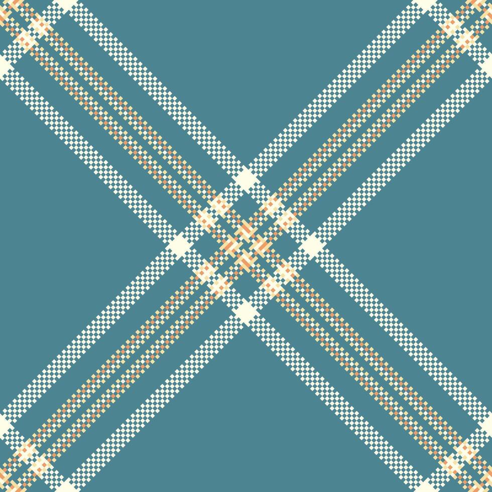 Detailed plaid pattern with intersecting lines in muted tones. A design element for textiles, backgrounds, and creative projects needing a touch of classic style. vector