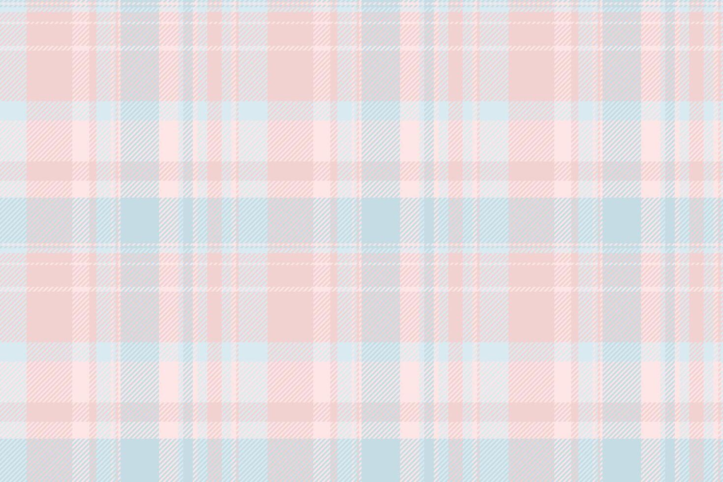 Soft pastel plaid pattern with intersecting lines. A classic design, perfect for backgrounds, fabrics, textiles, or creative projects needing a gentle, comforting touch. vector
