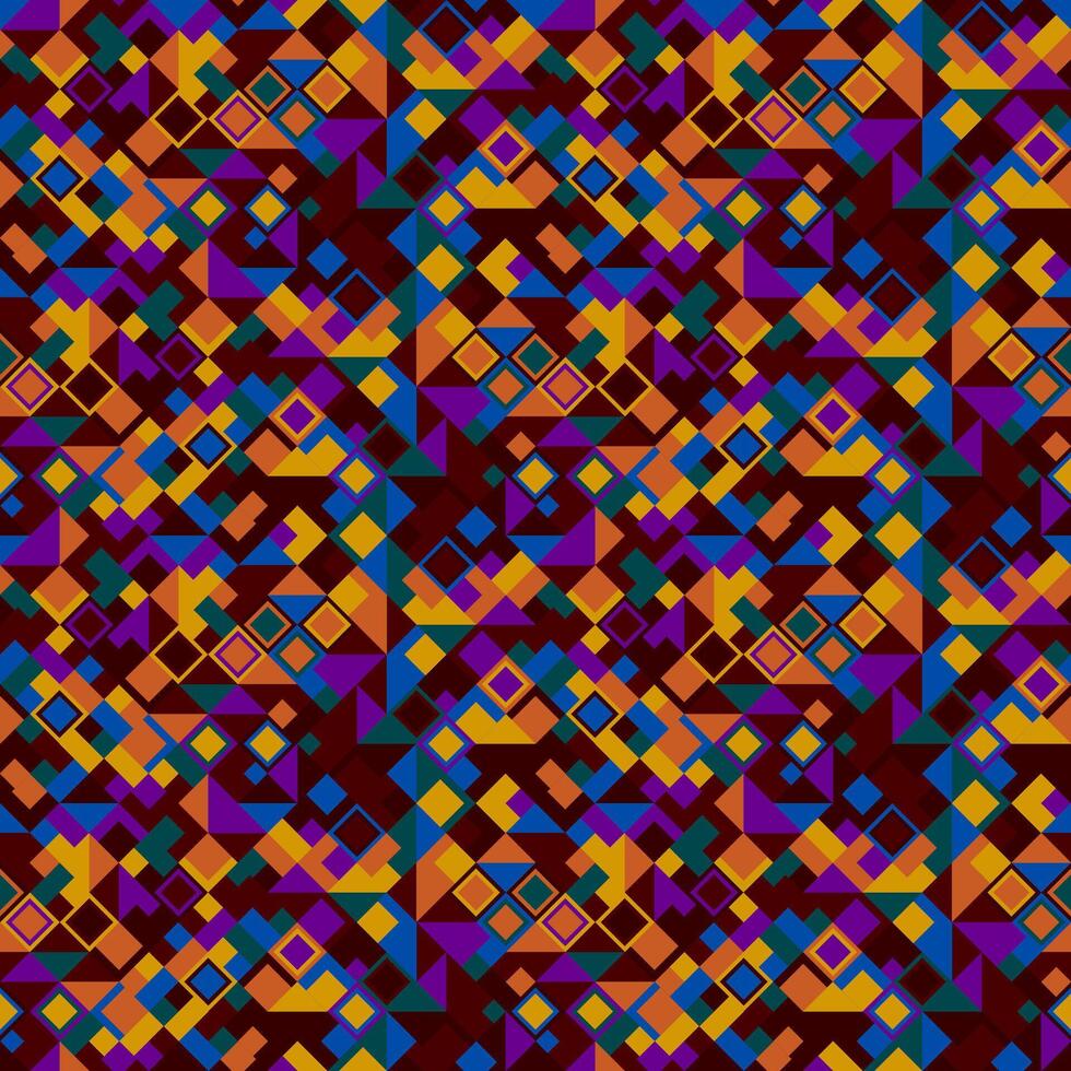 Seamless colored diagonal geometric pattern background - abstract colorful graphic vector