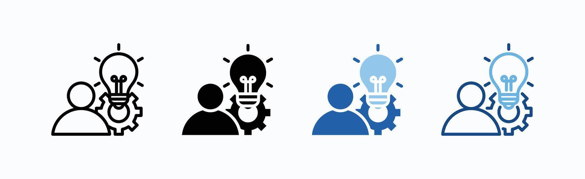 Idea Icon Sheet Multiple Style vector