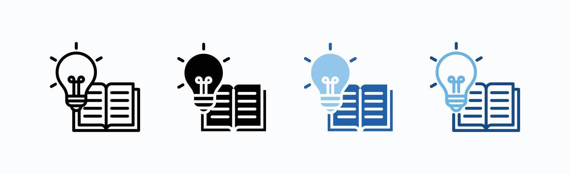 Learning Icon Sheet Multiple vector