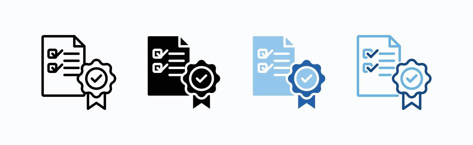 Result Icon Sheet Multiple Style vector