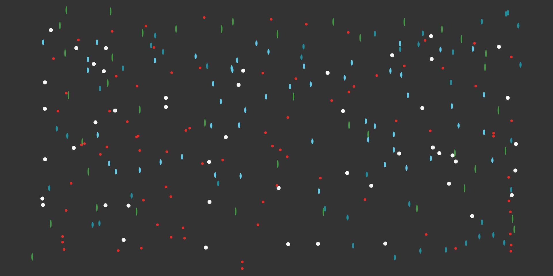 Abstract pattern of scattered white dots on a dark background vector