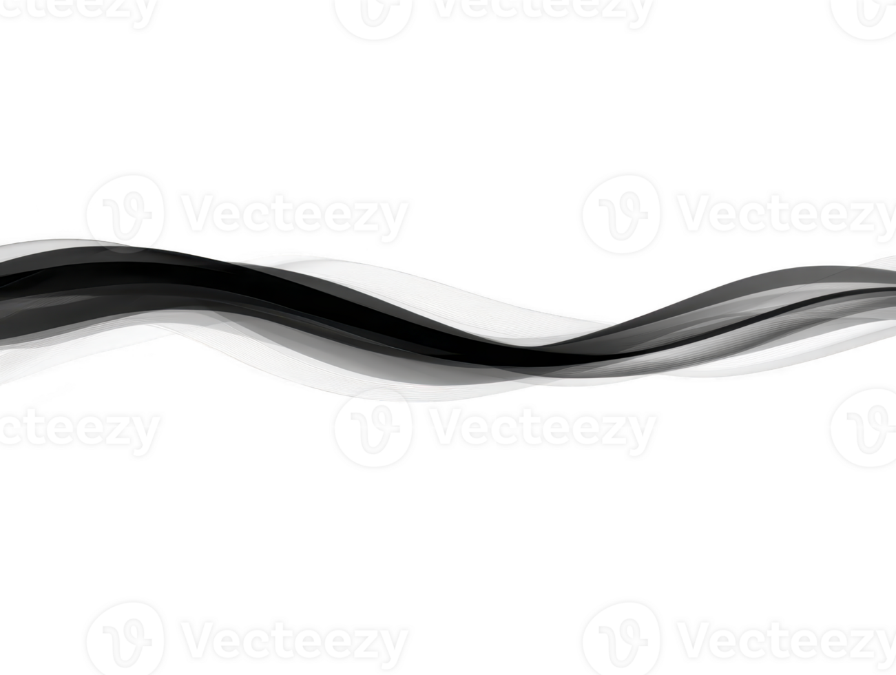 Abstract black and white wave smooth flowing lines modern minimal design dynamic motion elegant curve creative background artistic energy stylish simplicity png