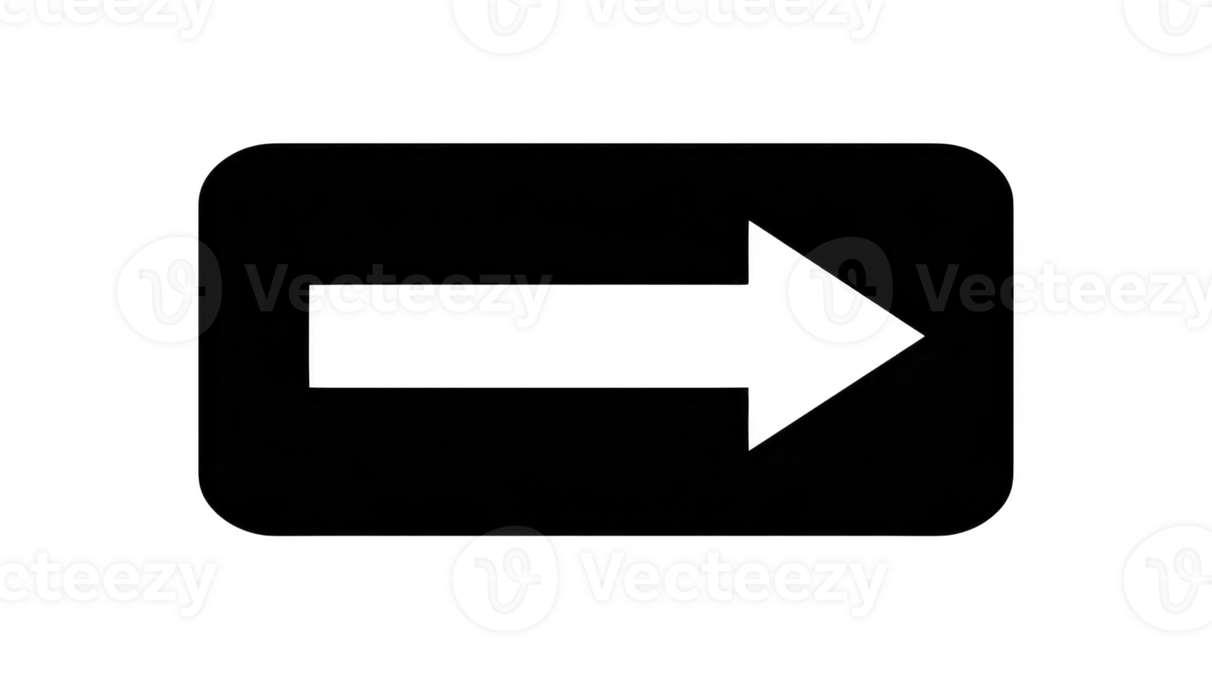 richtig Pfeil Symbol schwarz Pfeil Symbol einfach Richtung Zeichen isoliert auf transparent Hintergrund minimal Design Navigation Element zeigen richtig Grafik modern Stil png