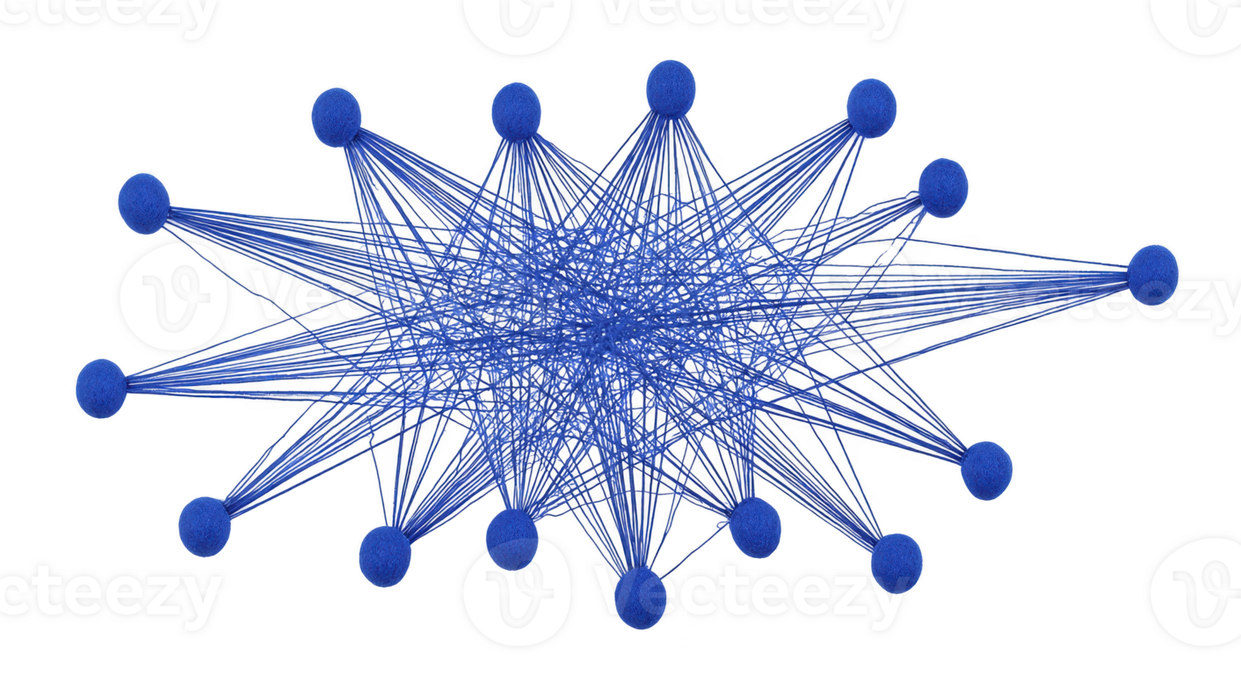 Rete connessione dati tecnologia digitale astratto blu scienza comunicazione sistema nodi modulo complesso ragnatela di interconnesso Linee simboleggiante digitale comunicazione e moderno tecnologia png