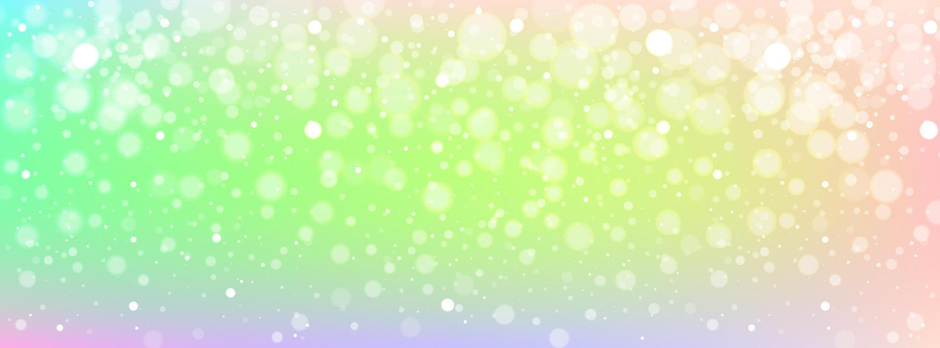 Soft unicorn design with muted colors and delicate sparkle effects. Subtle rainbow with cloud elements and ample copy space. Stock illustration in pastel style. vector