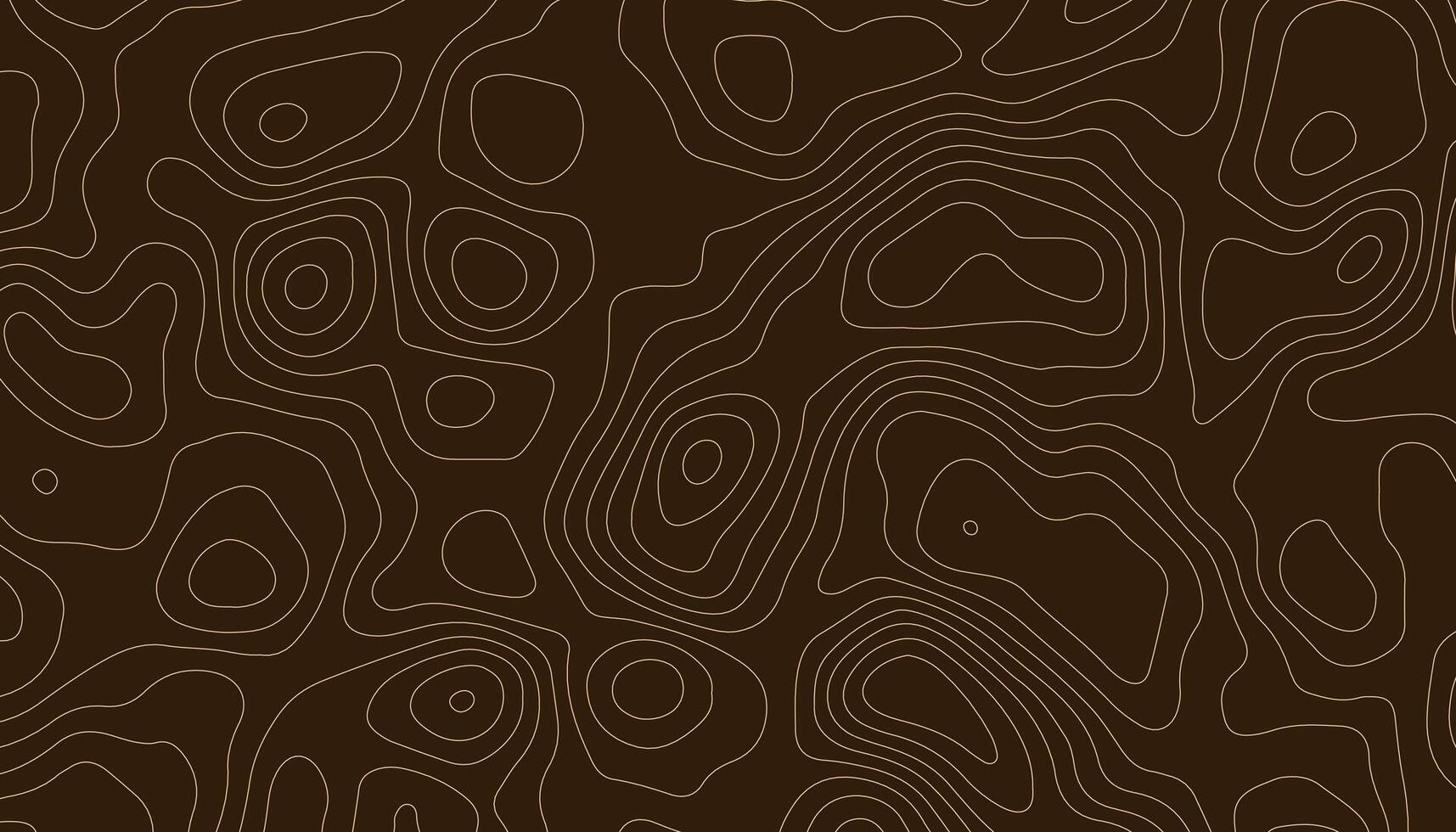 Brown Topographic Contour Line Abstract Background Pattern vector