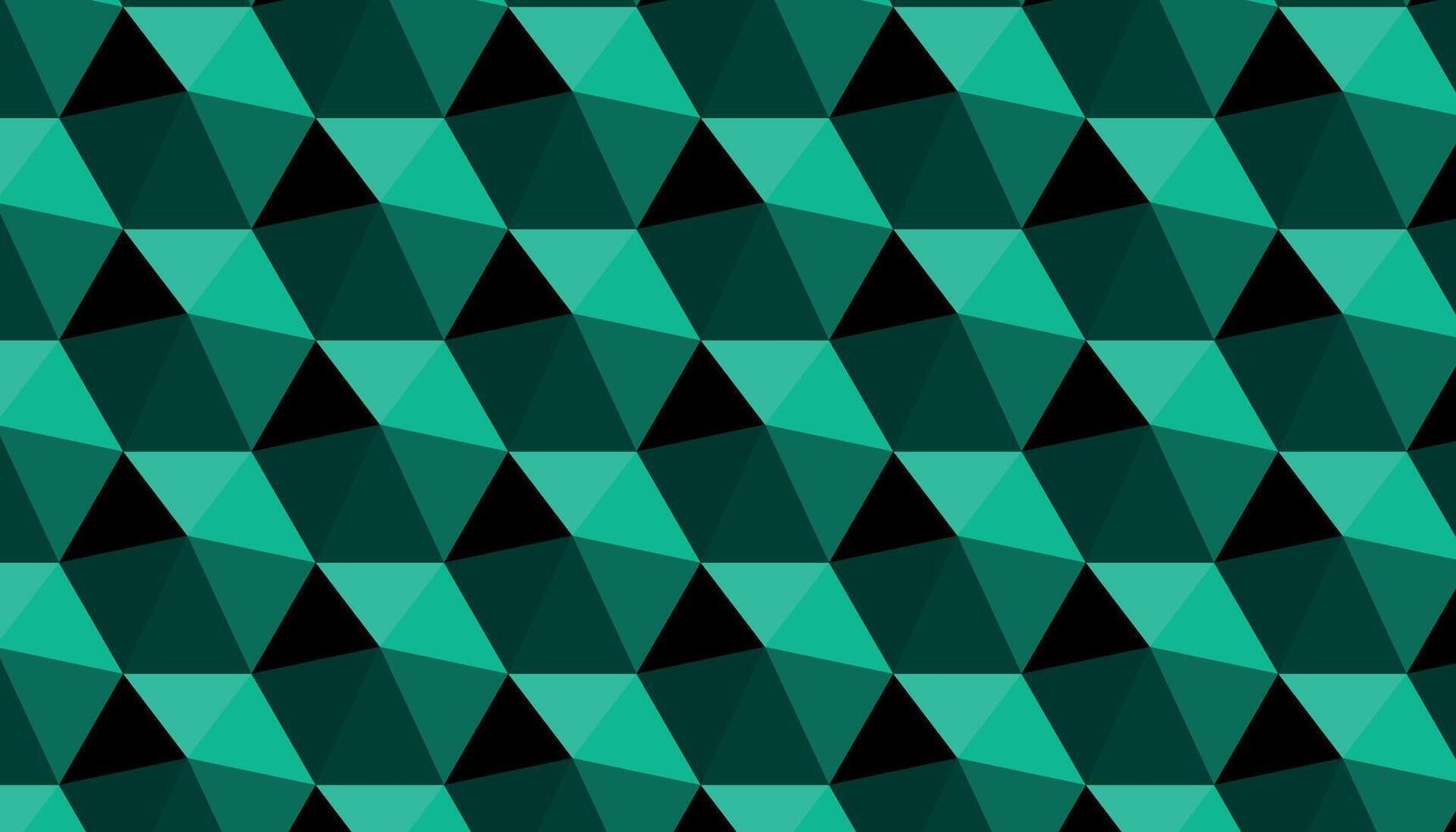 Geometric Emerald Triangle Pattern Abstract Background vector