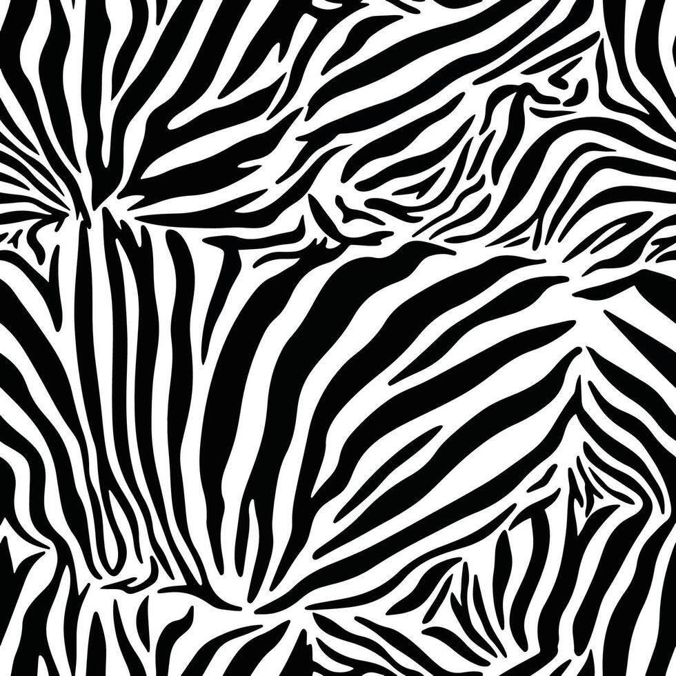 A zebra print fabric pattern vector